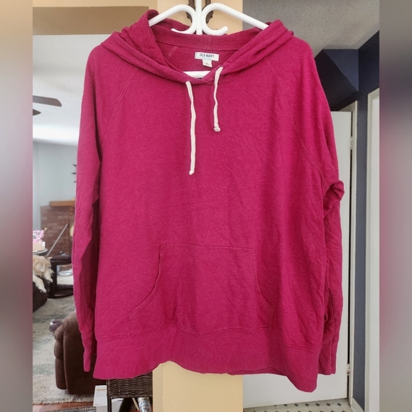 Old Navy Size XL Pink Hoodie - Picture 1 of 4